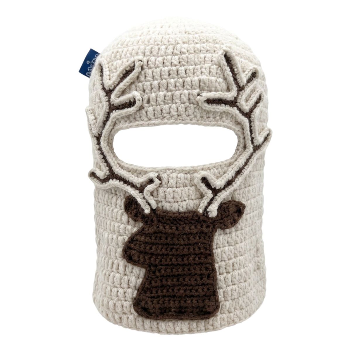 Arkyve Deer Crochet Balaclava