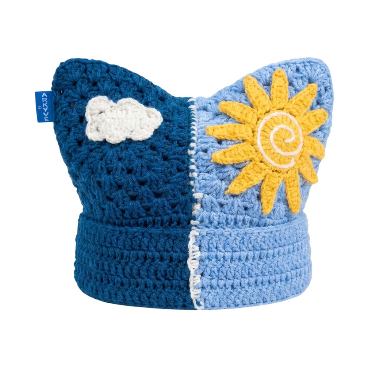 Arkyve Skyline Crochet Cat Hat