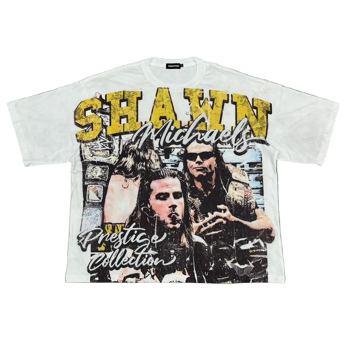 Prestige Shawn Micheals Tee White