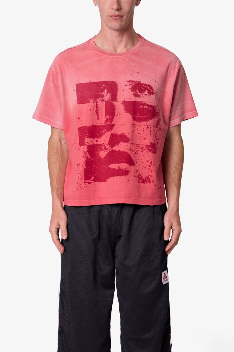 MNML Face Tee - Red