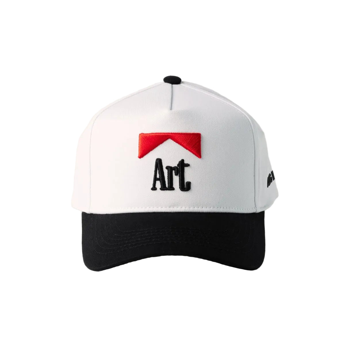 AUG11 Art Snapback White/Black