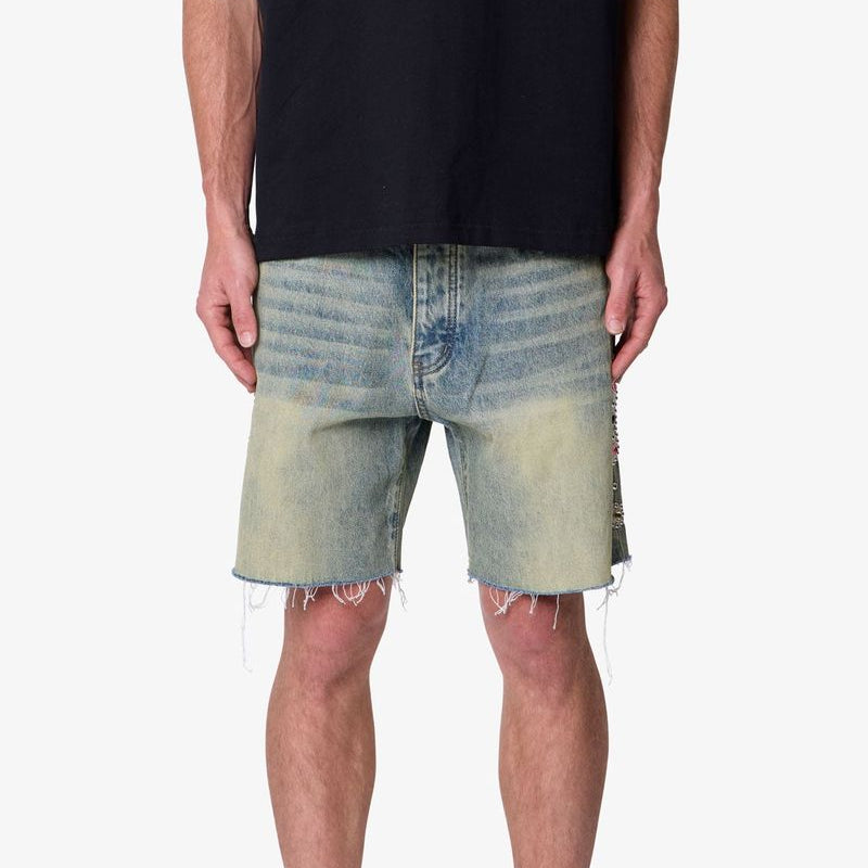 MNML Mojave Denim Shorts -  Vintage Blue