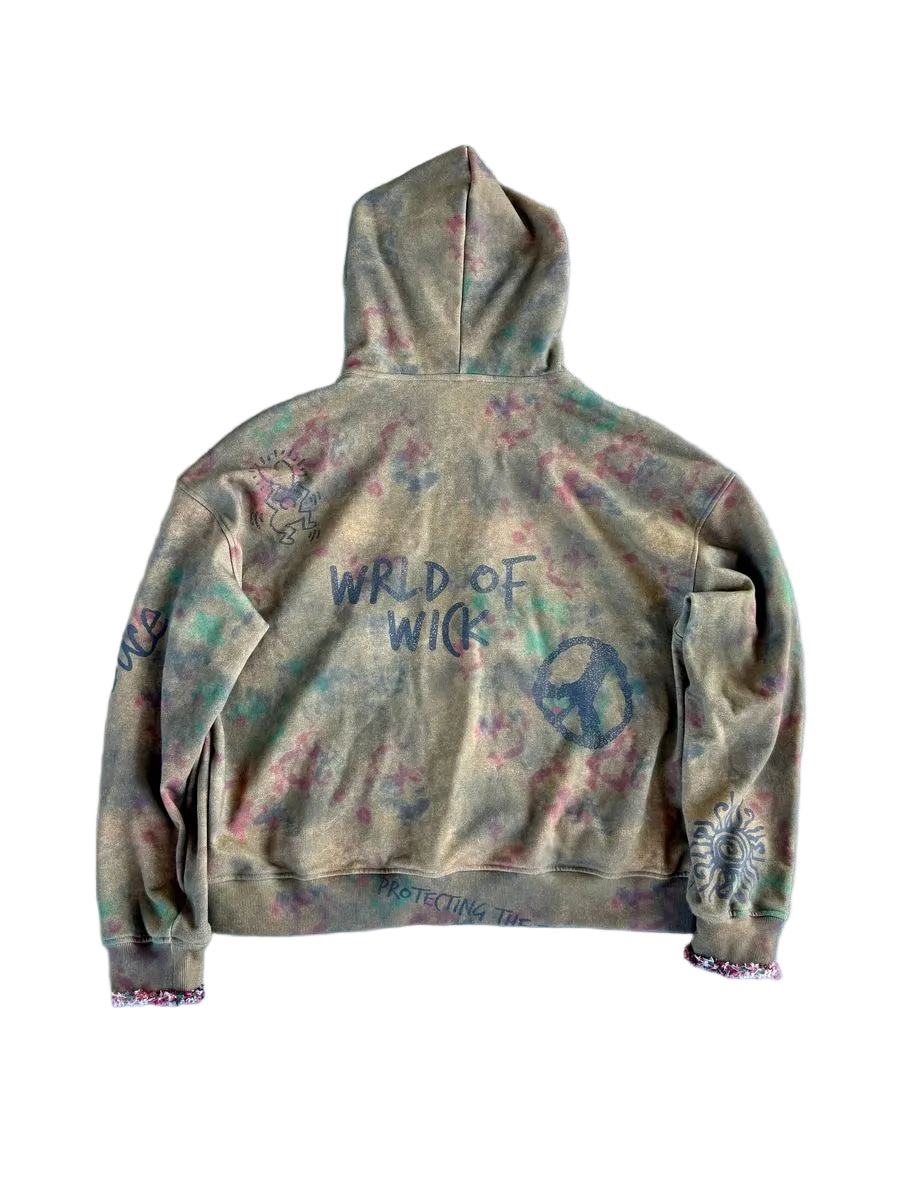 WICK WORLD PEACE ZIP-UP