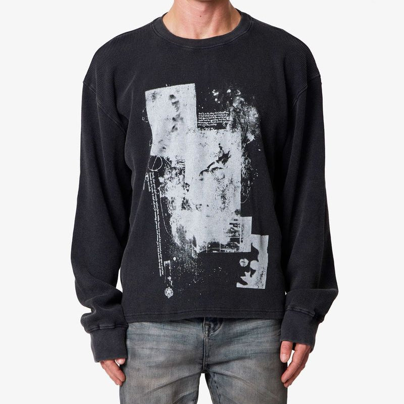 MNML Corruption Thermal L/S Tee - Black