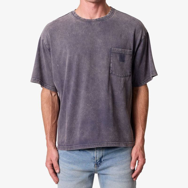 MNML Vintage Pocket Tee - Washed Black