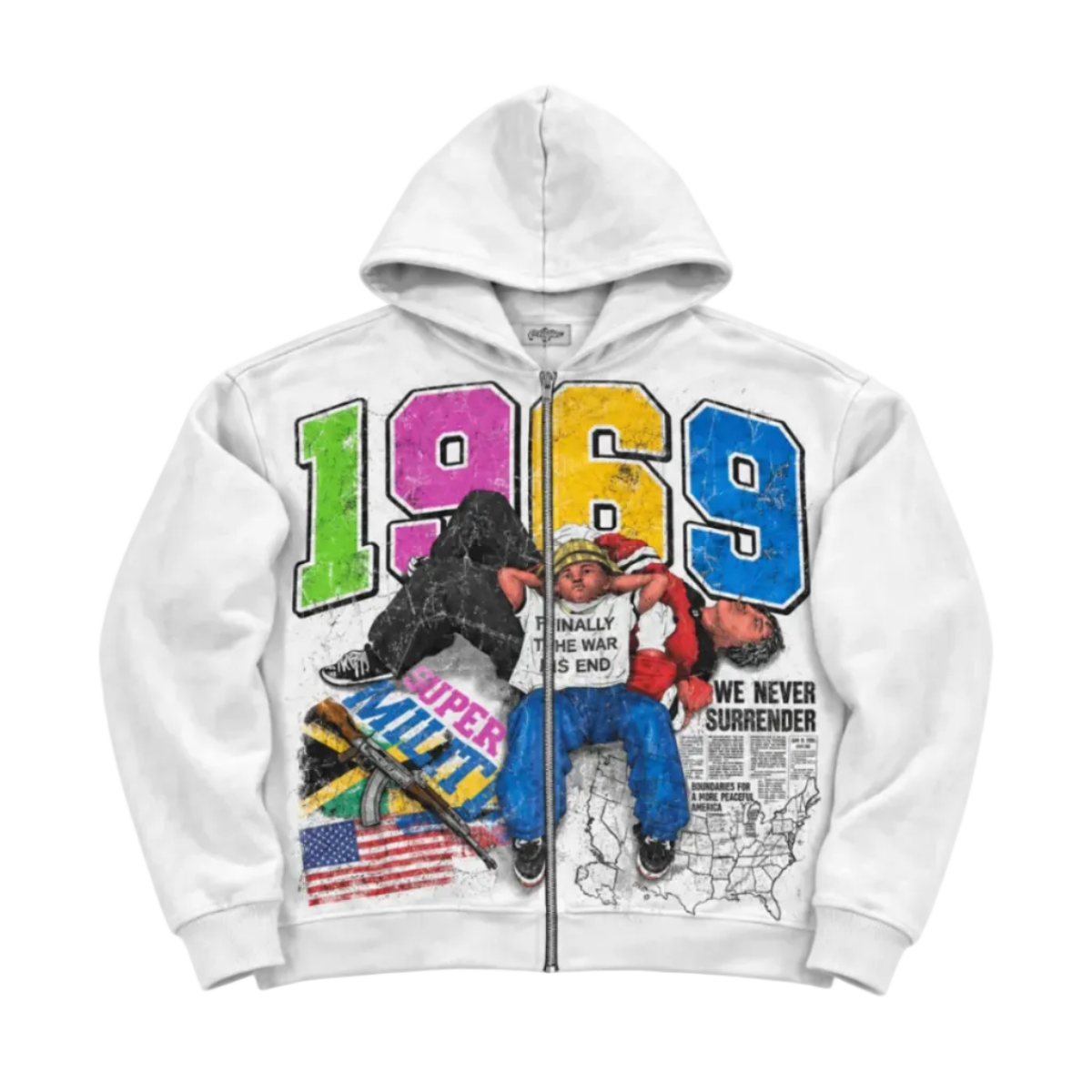 PRESTIGE War has Ended Hoodie (White)