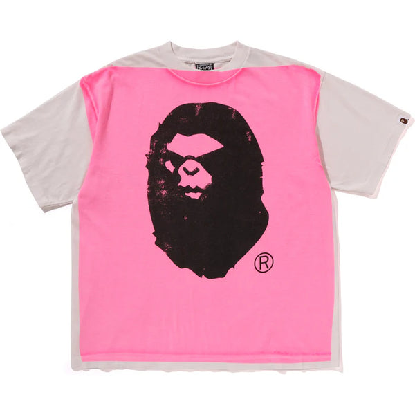 BAPE X SAINT MXXXXXX MAD FACE HANDPRINTING TEE MENS – HYPEBOYS