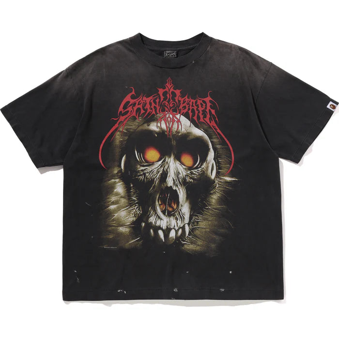 BAPE X SAINT MXXXXXX SAINT BAPE TEE MENS