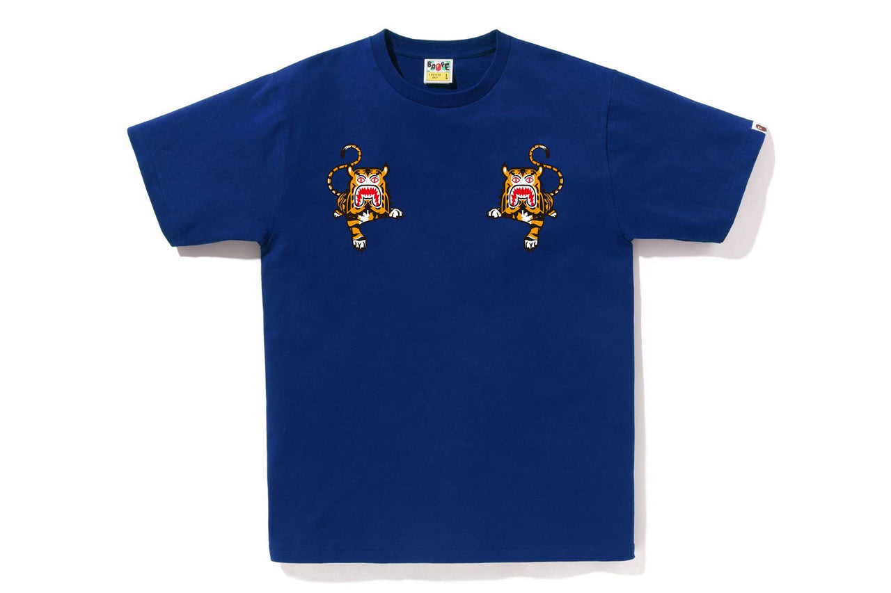 BAPE TIGER TEE NAVY