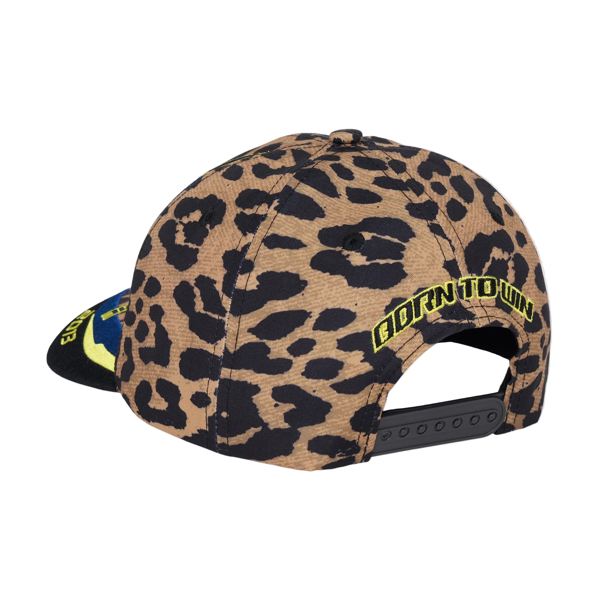 HOMME + FEMME Blaze Racing Cap Cheetah and Blue