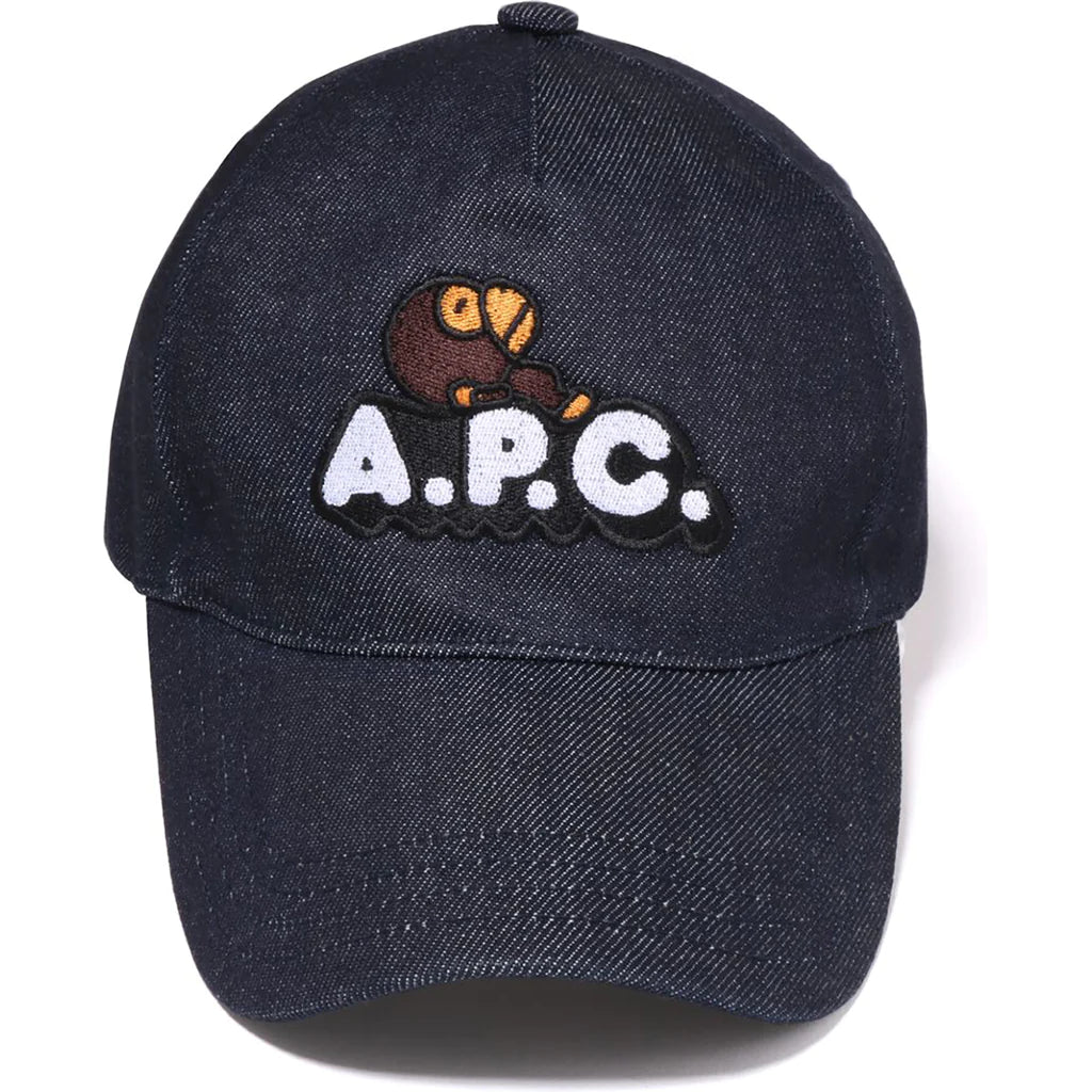 BAPE® X A.P.C. MILO ON APC DENIM CAP