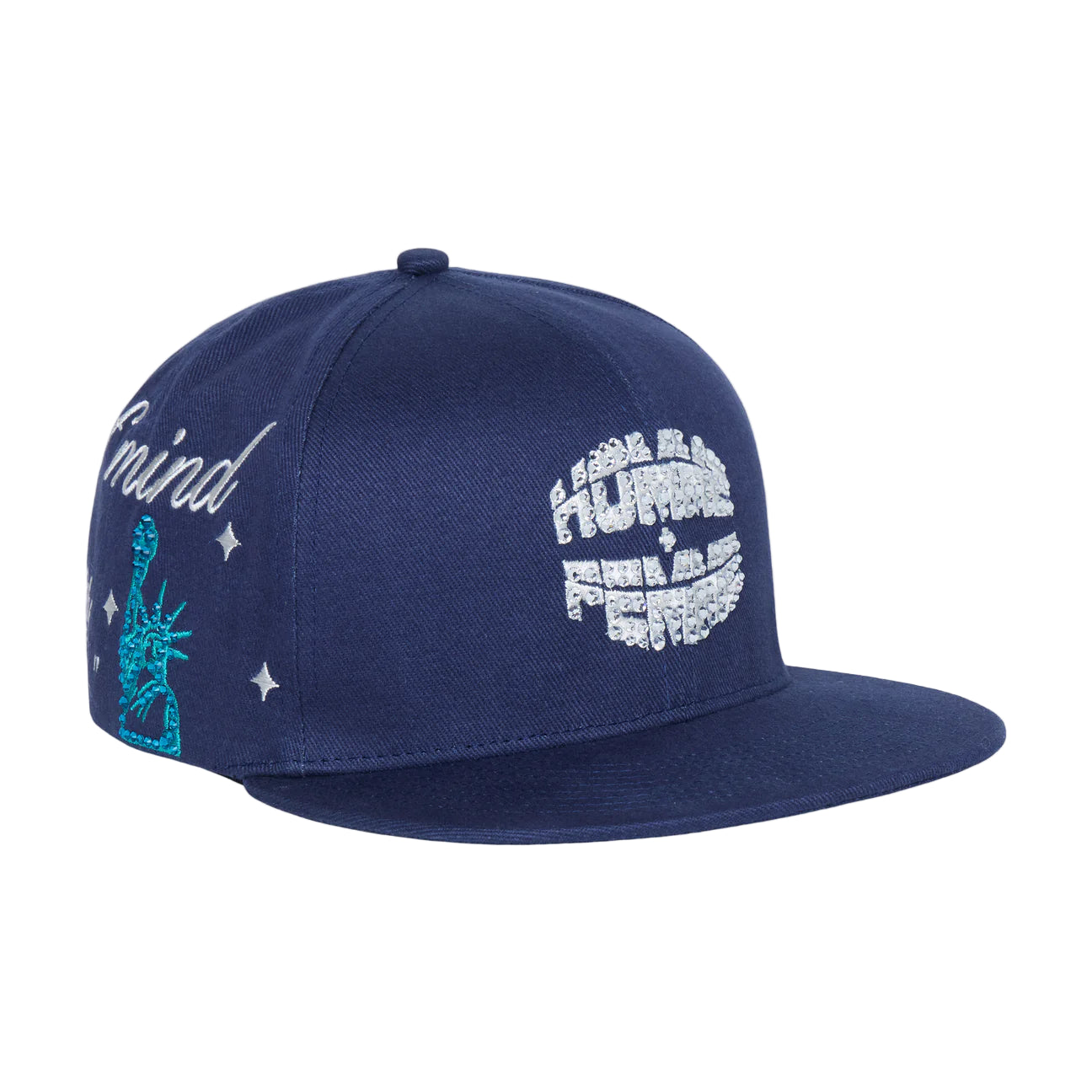 HOMME + FEMME NYC Gemstone Hat Navy