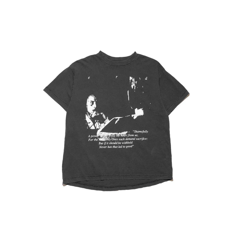 ENFANTS RICHES DÉPRIMÉS REFLECTION T-SHIRT FADED BLACK