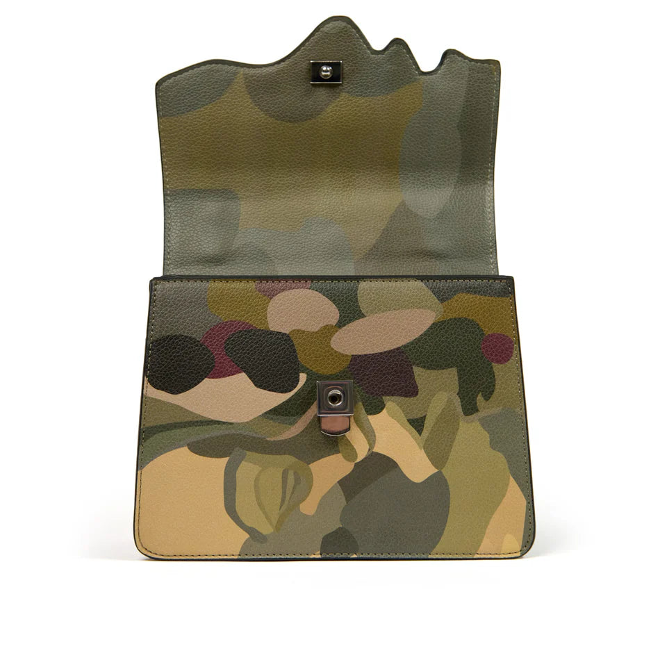 KID SUPER Kissing Bag regular Green Camo