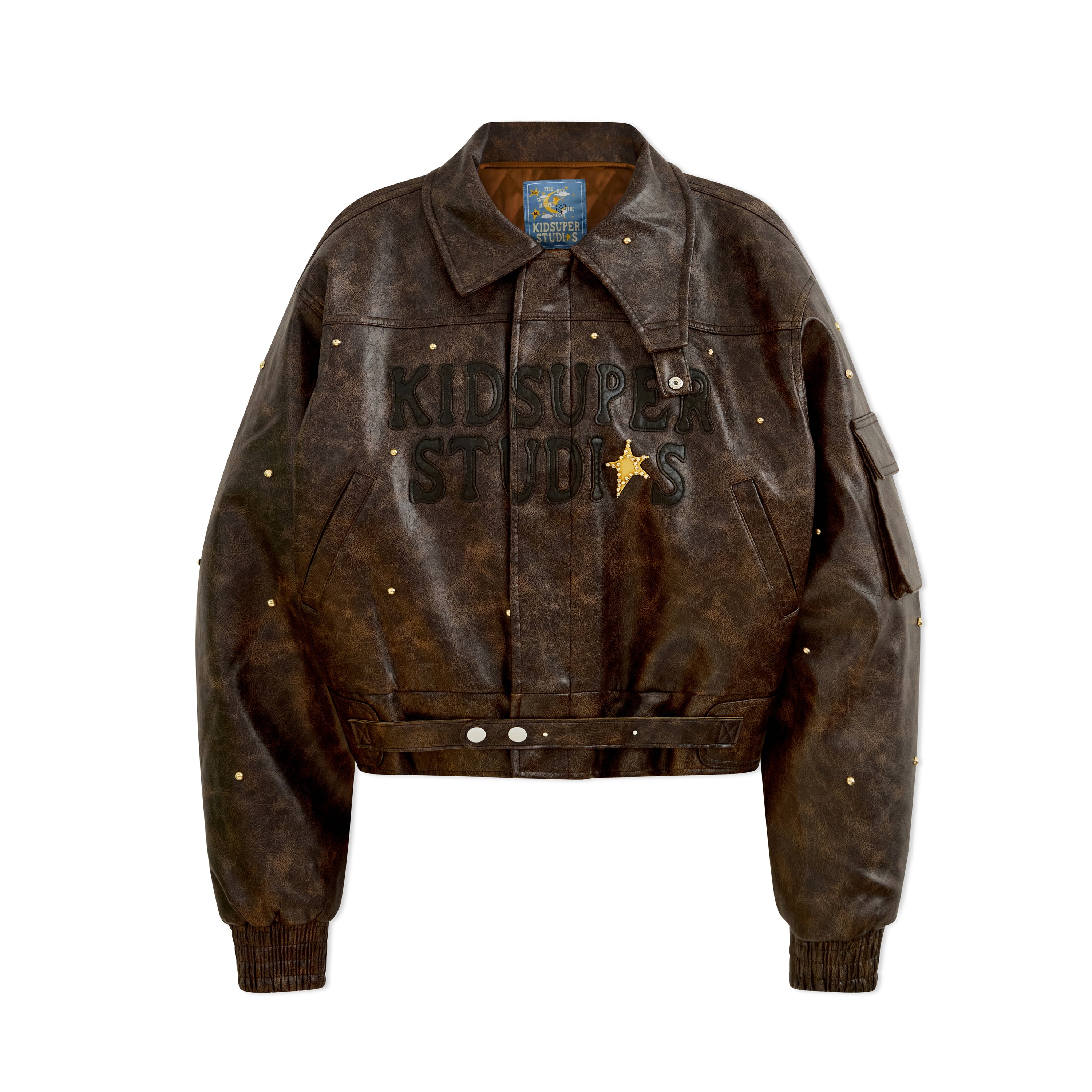 KID SUPER Boy Who Jumped Over the moon Jacket Brown