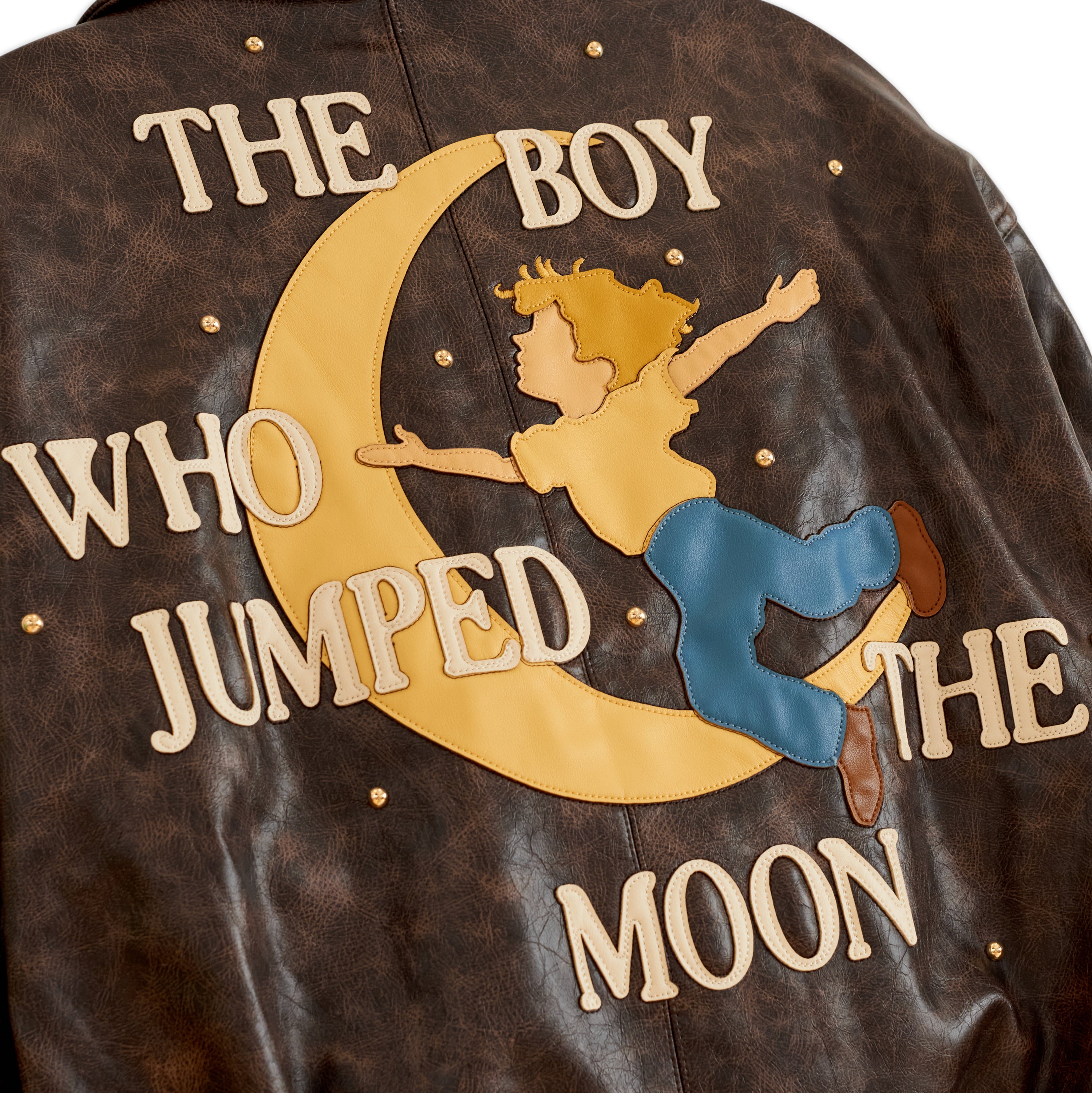 KID SUPER Boy Who Jumped Over the moon Jacket Brown