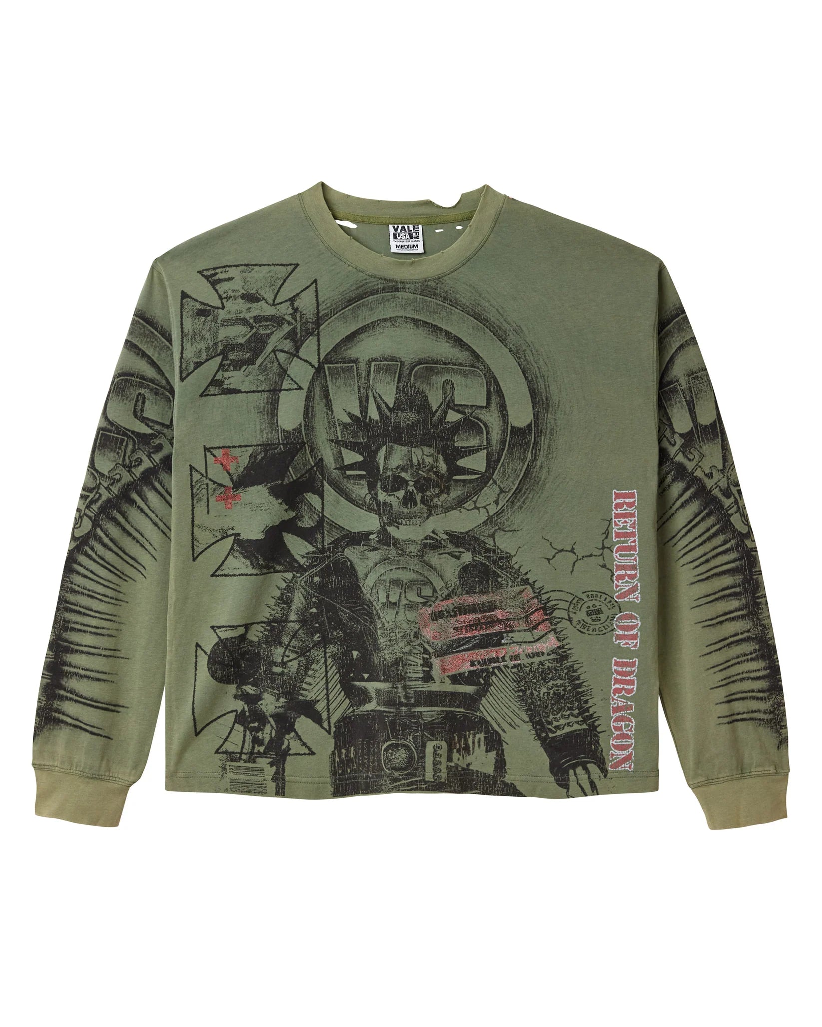 VALE FOREVER REGGIE LONGSLEEVE GREEN