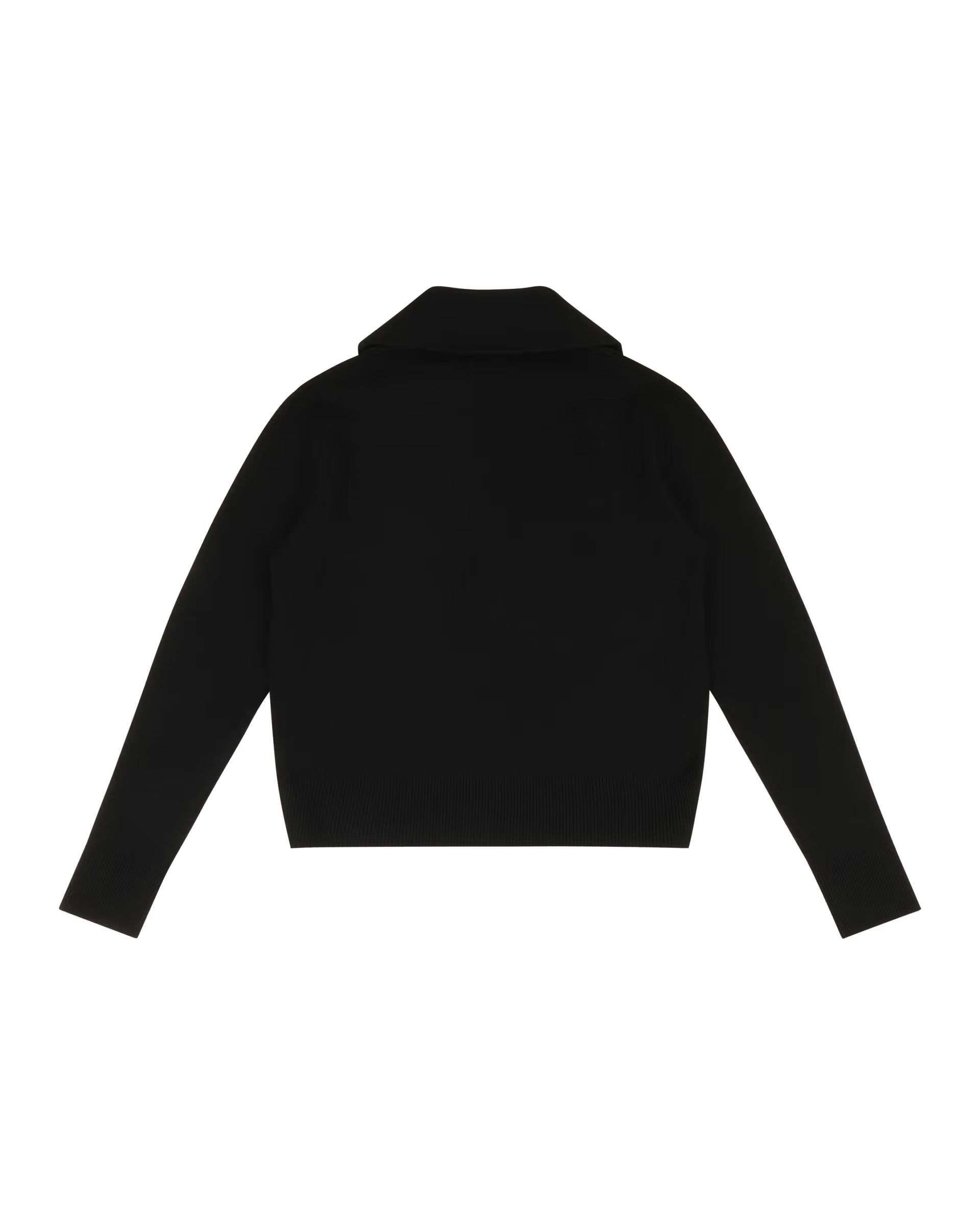 ENTIRE STUDIOS Knit Zip Up Jacket Black