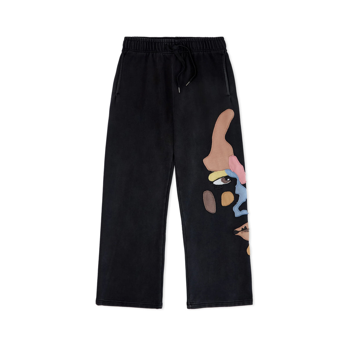 KID SUPER Side Eye Face Sweats [Black]