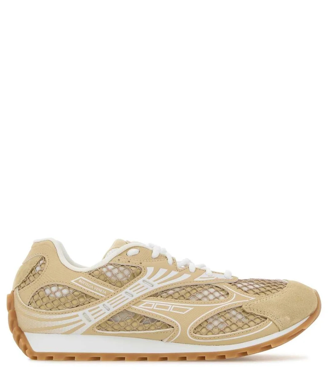 BOTTEGA VENETA ORBIT SNEAKER TAN/WHITE