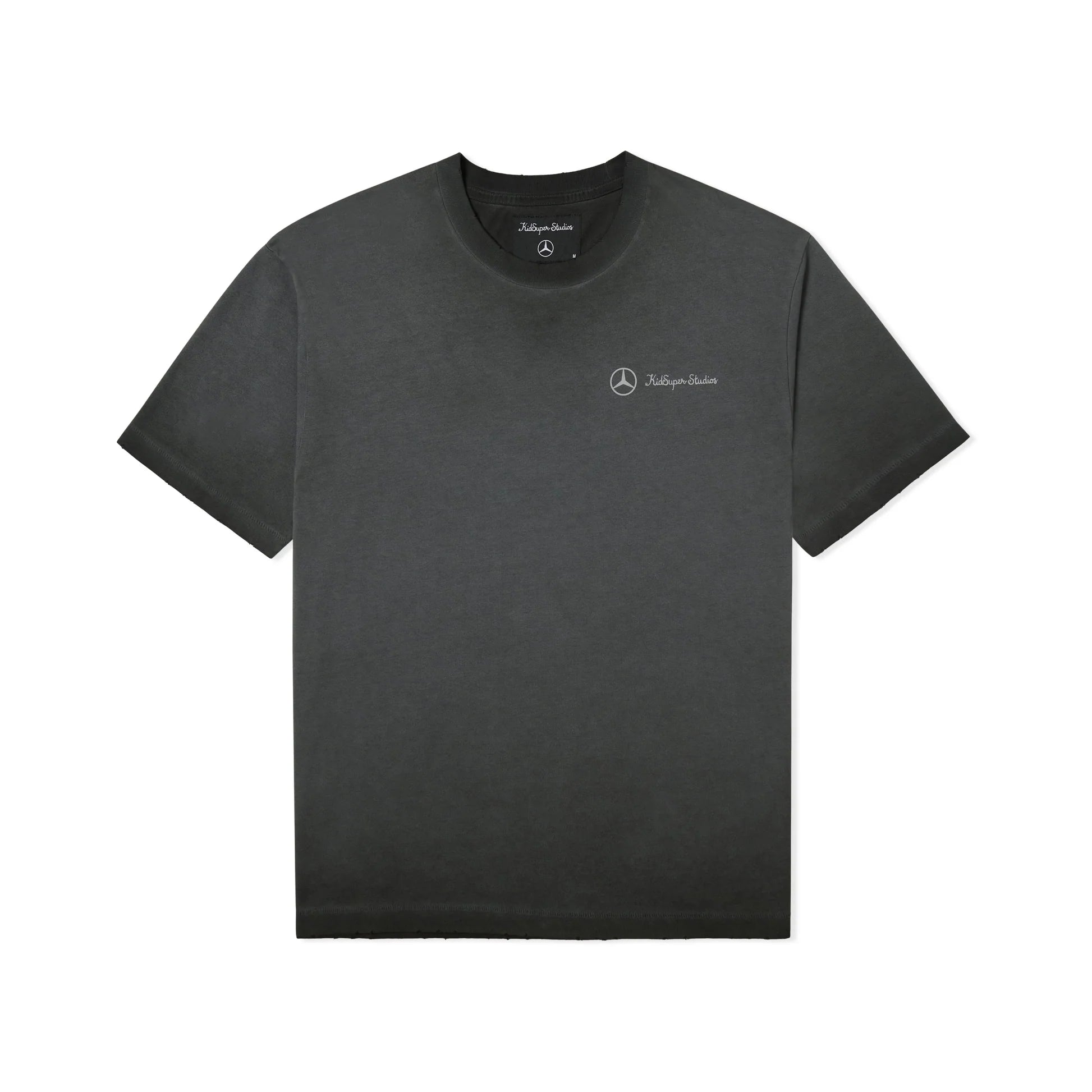 KidSuper X Mercedes Benz Washed tee Washed Black