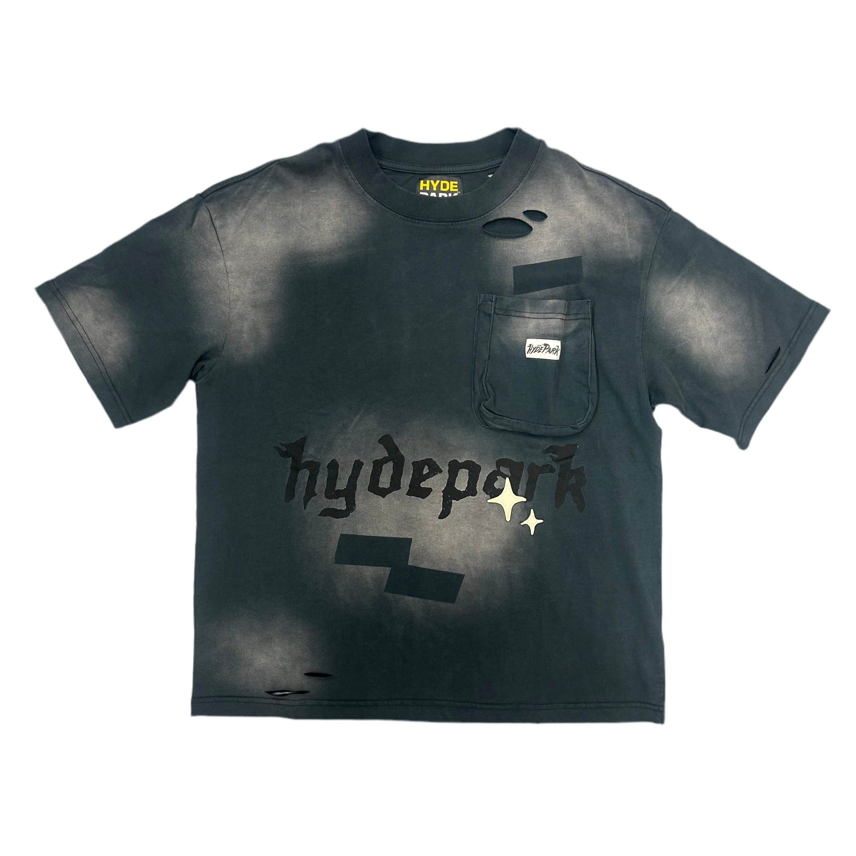 HYDE PARK WASHED EMBRIODERED TEE