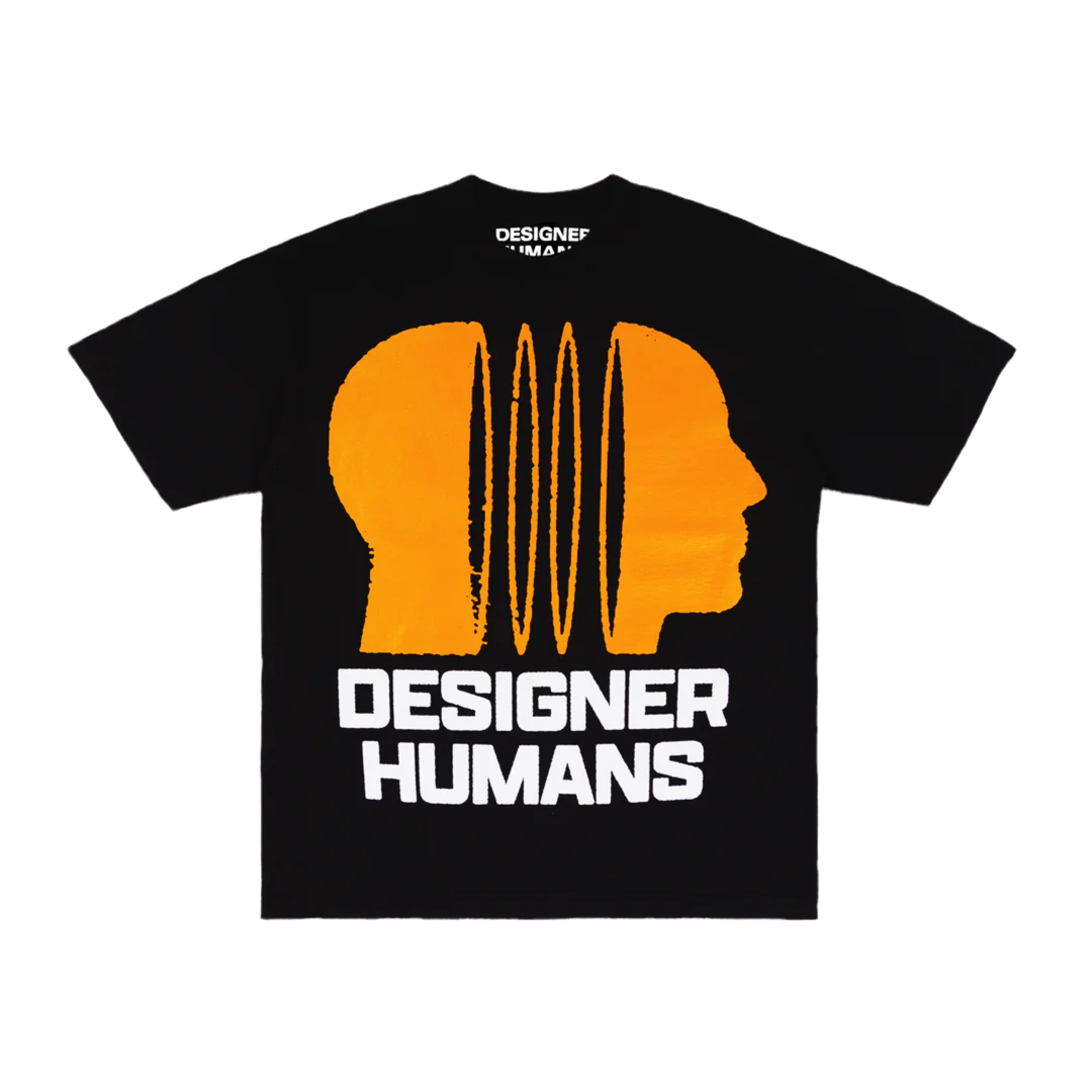DESIGNER HUMANS MIND TEE ORANGE