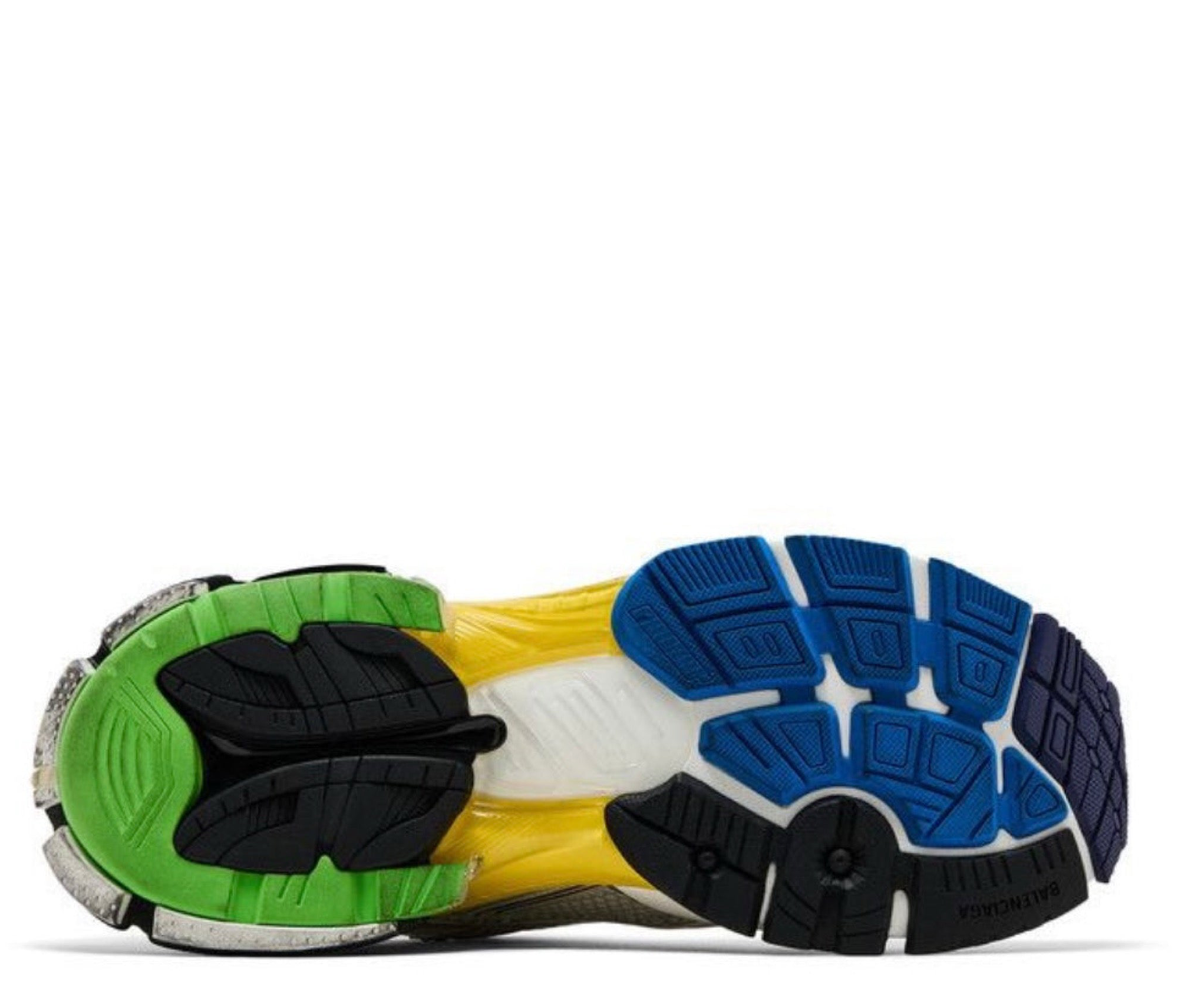 BALENCIAGA Runner Gradient Sneaker in White Multicolored