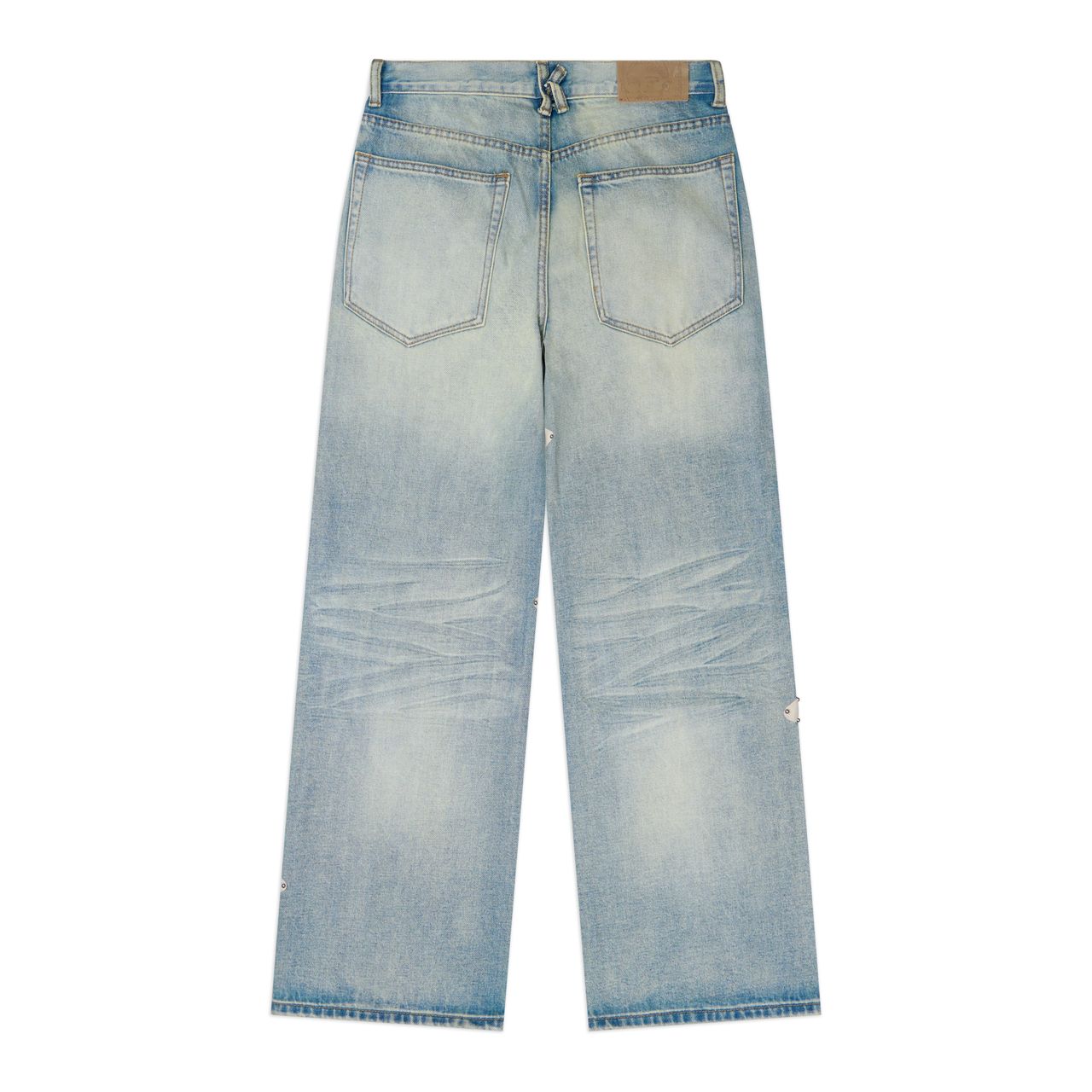 KID SUPER Studded Face Jeans Blue