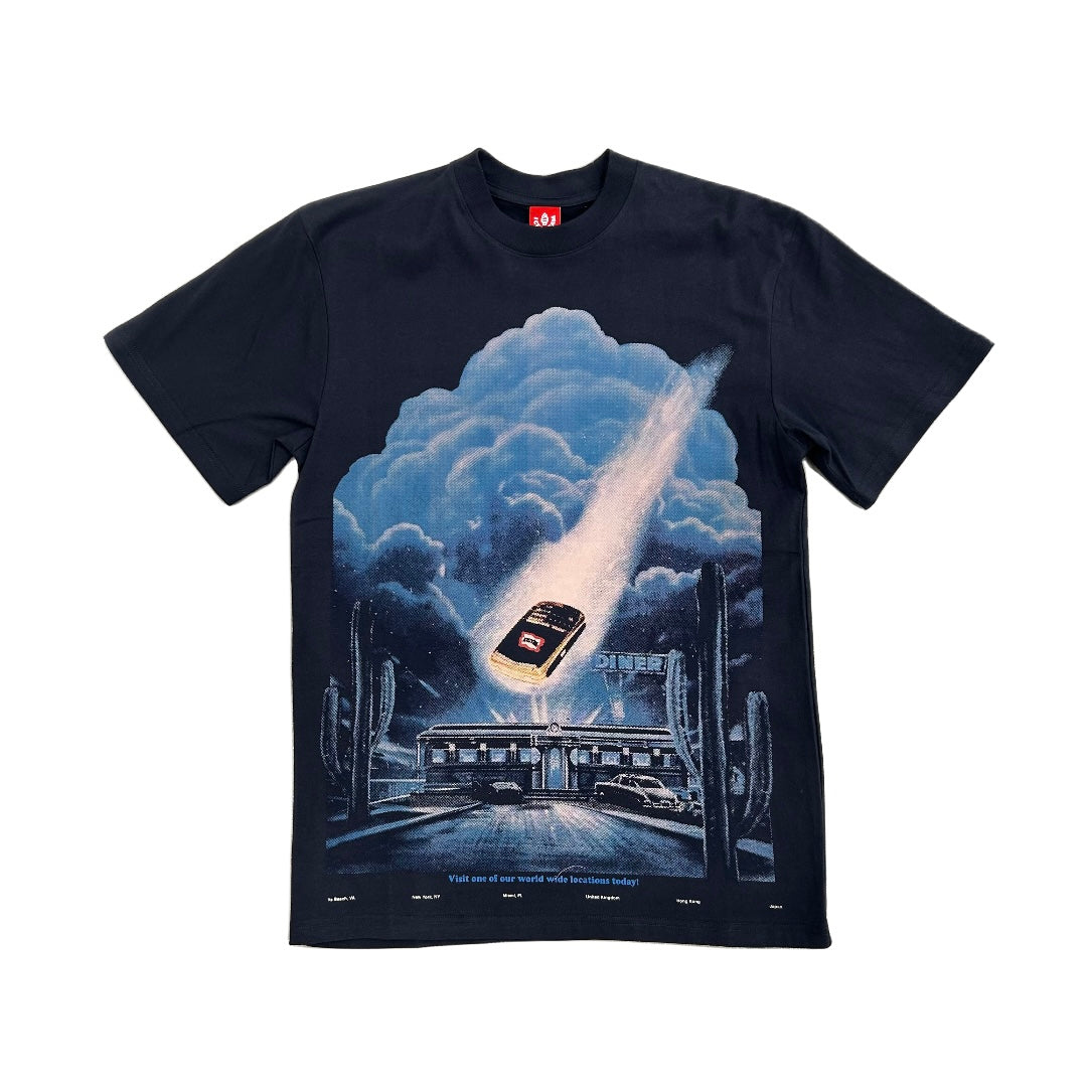 ICE CREAM| IMPACT SS KNIT OVERSIZE FIT CHARCOAL ART