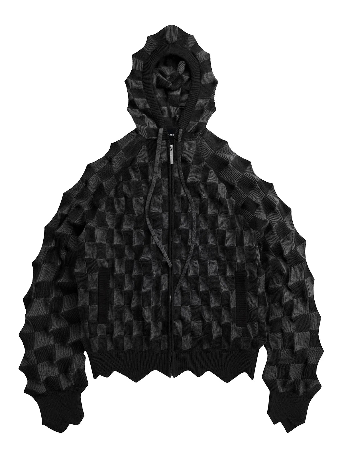 MADFRENZY SPIKED Zip-Up Hoodie сhess