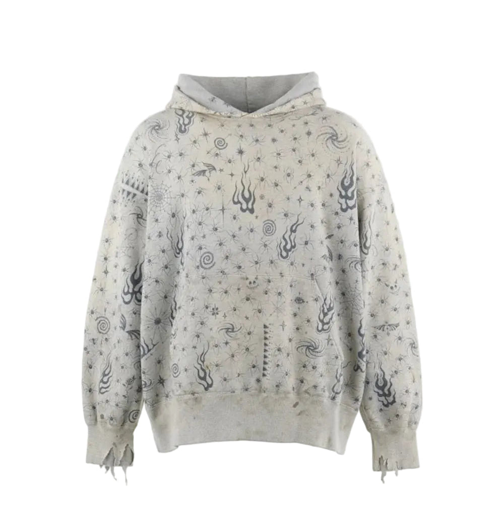 SAINT MXXXXXX Dr.Woo Hoodie Gray