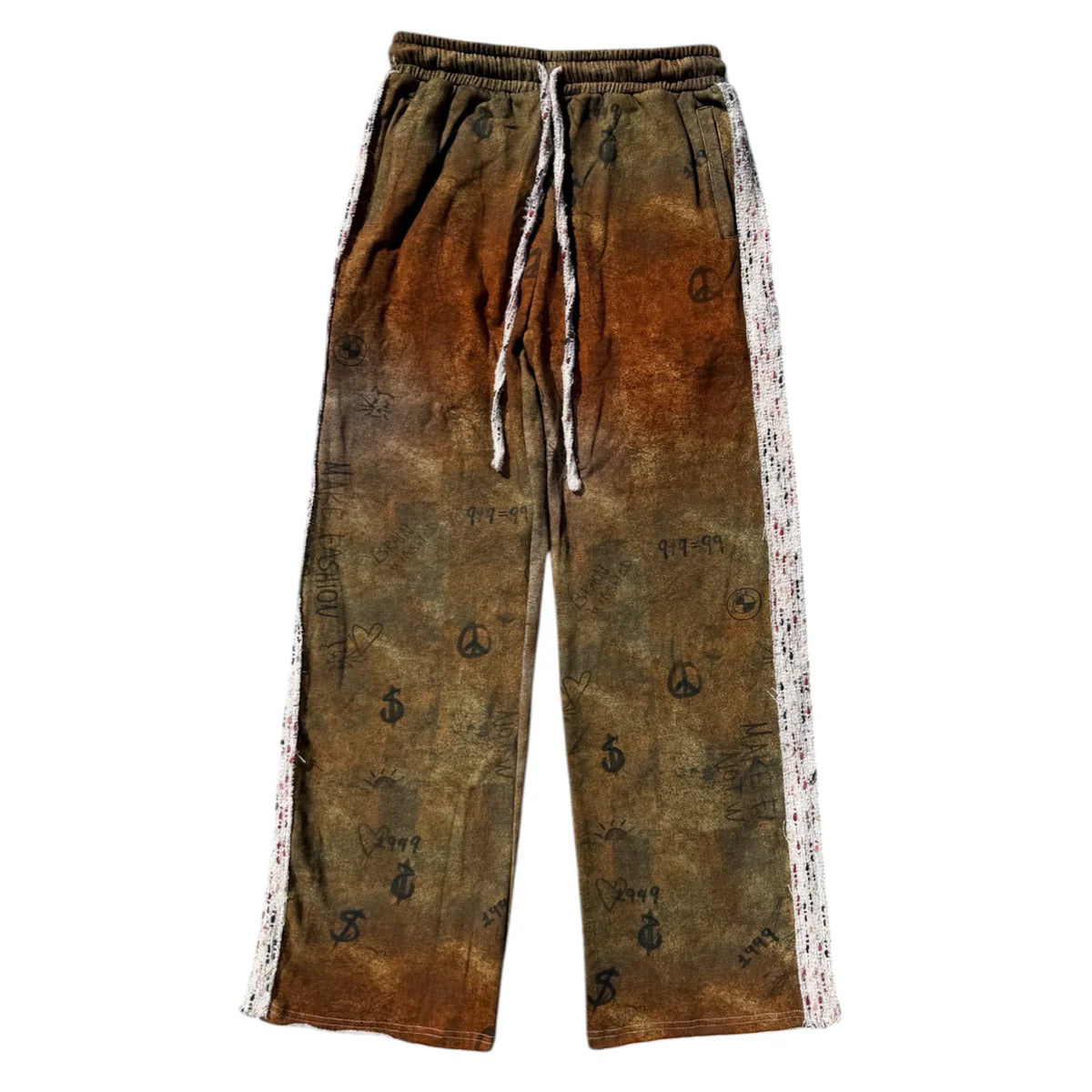 Brainwash Graffiti Tweed Pants