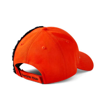 MARTINE ROSE COLLAGE CAP IN ORANGE