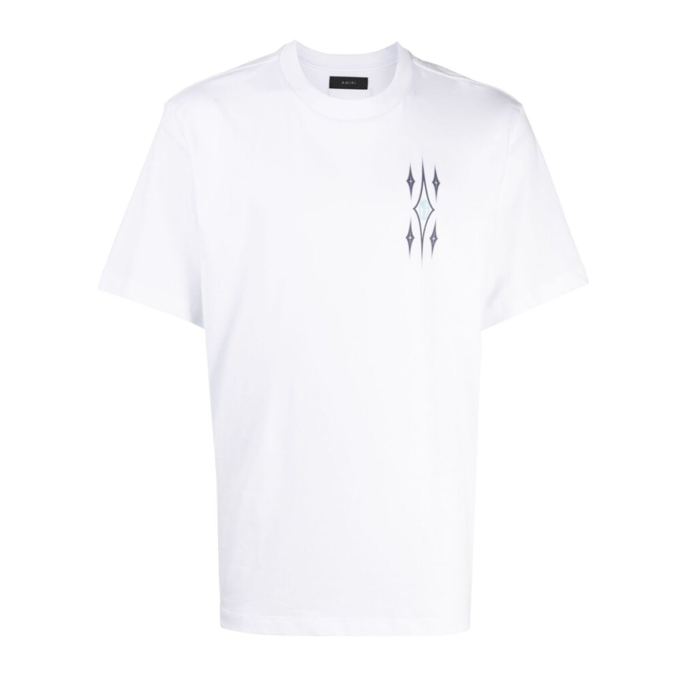 Amiri Amiri Argyle Printed Crewneck T-Shirt