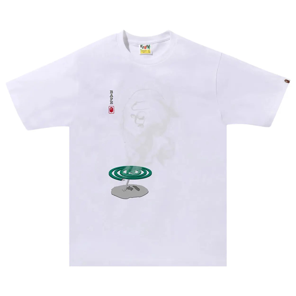 BAPE Mosquito Coil Ape Head Tee 'White'
