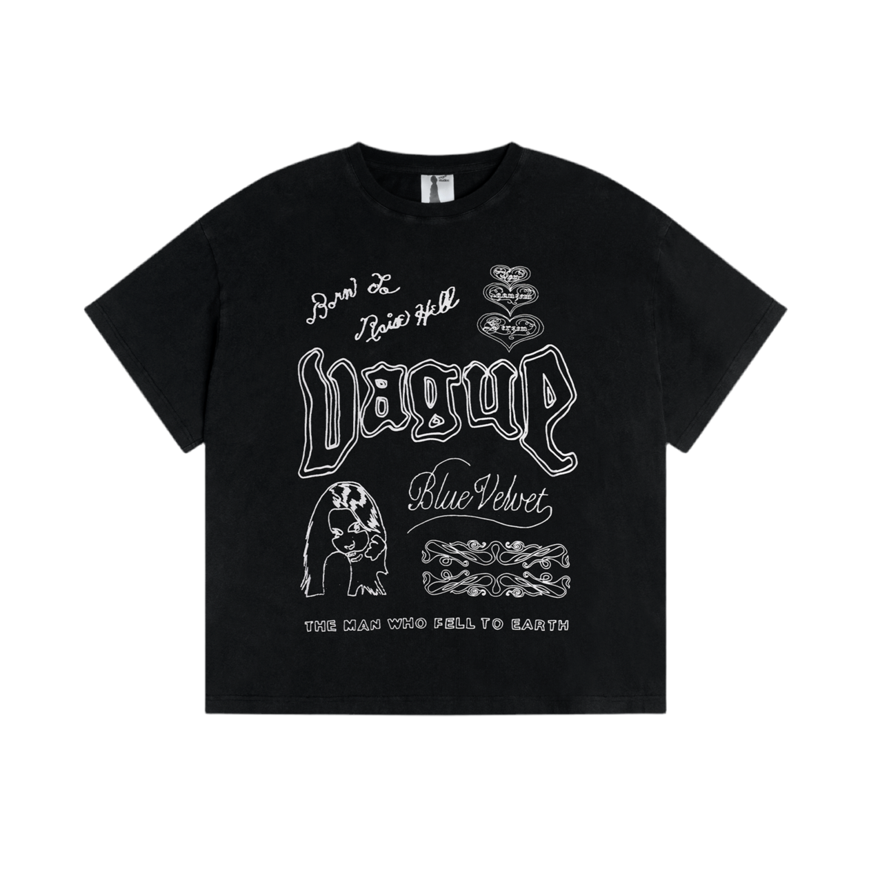 Vague Studios SKIN DEEP TEE VINTAGE BLACK