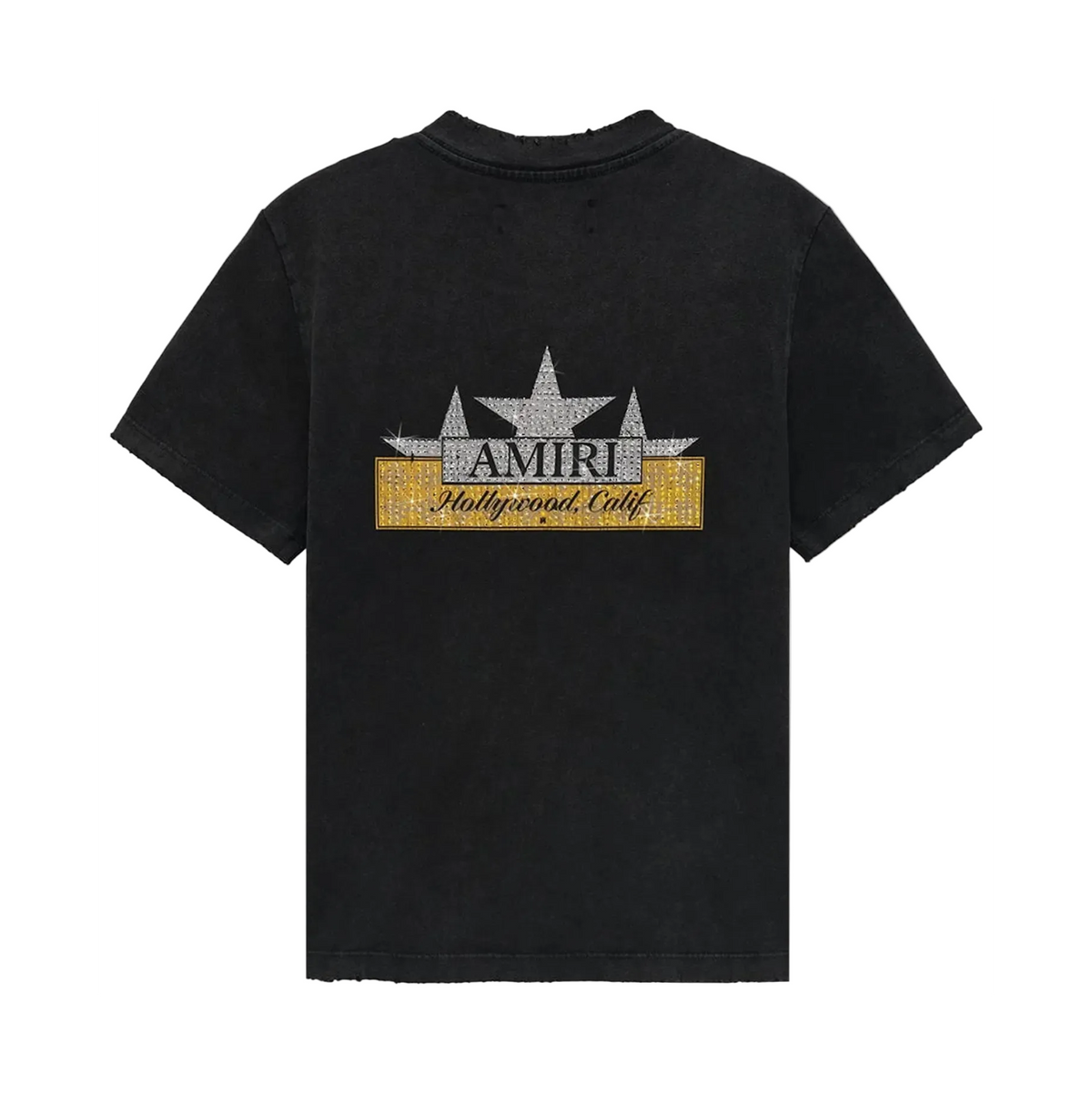 Amiri Vintage Crystal Star Tee 'Black'
