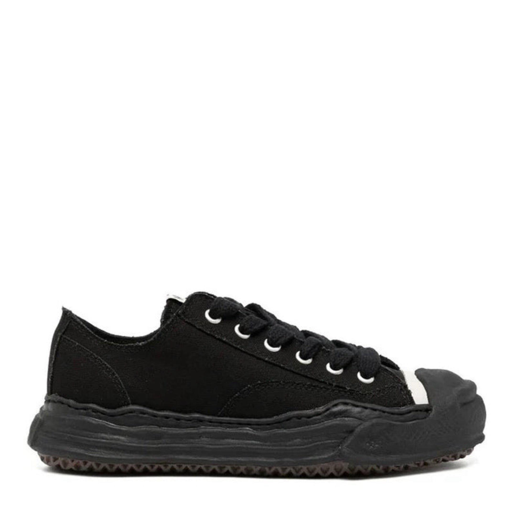 Maison MIHARA YASUHIRO | HANK OG Sole Canvas Low-top Sneaker 'Black Black'