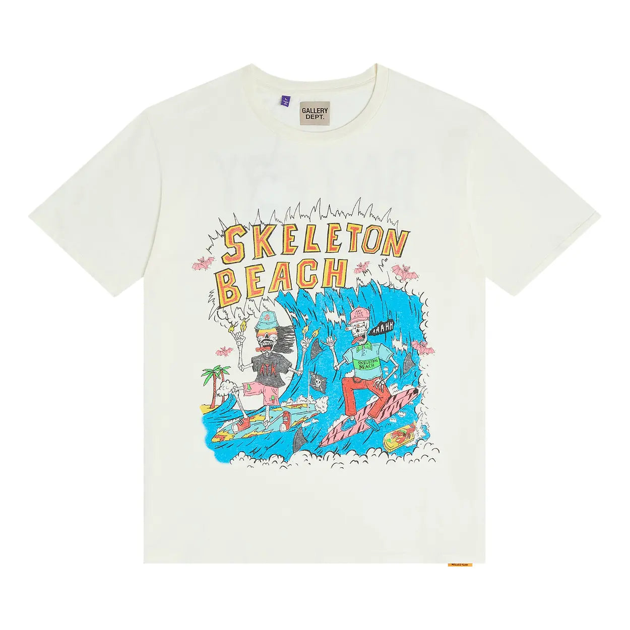 Gallery Dept. Skeleton Beach Surf Tee 'Light Archival White'