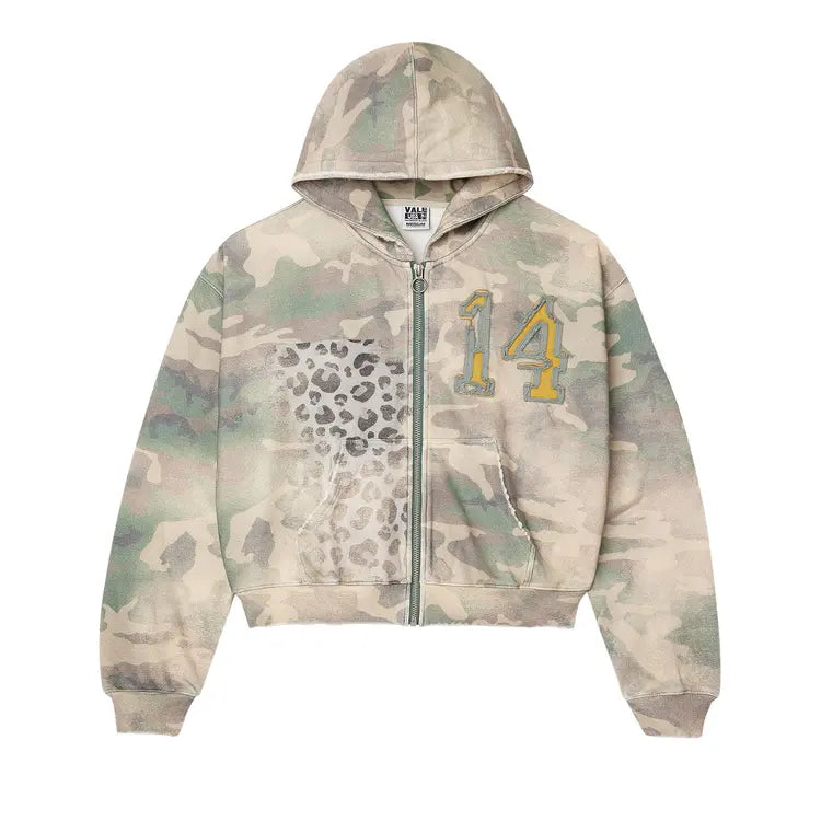 Vale Forever Cheetah Camo Zip Up 'Leopard/Camo'