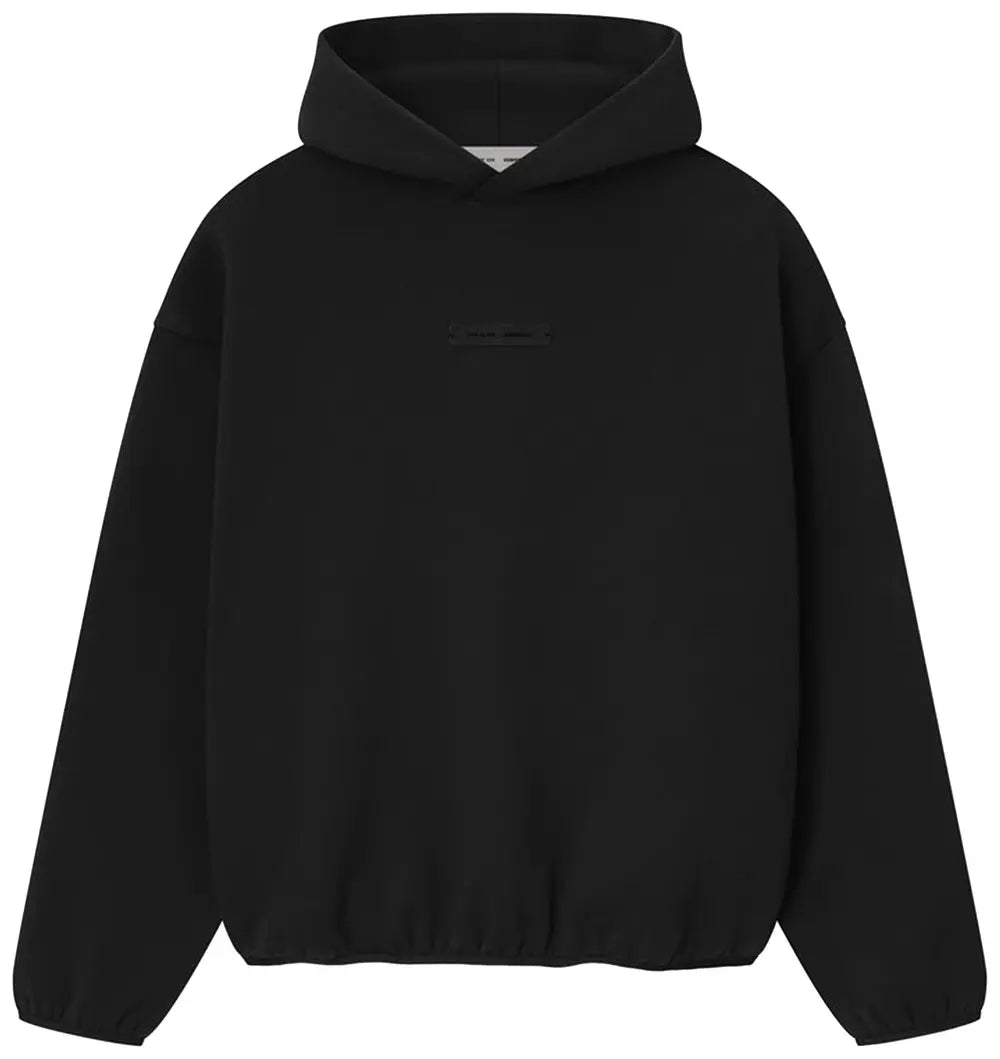 ESSENTIALS Fleece Modern Fit Hoodie Jet Black