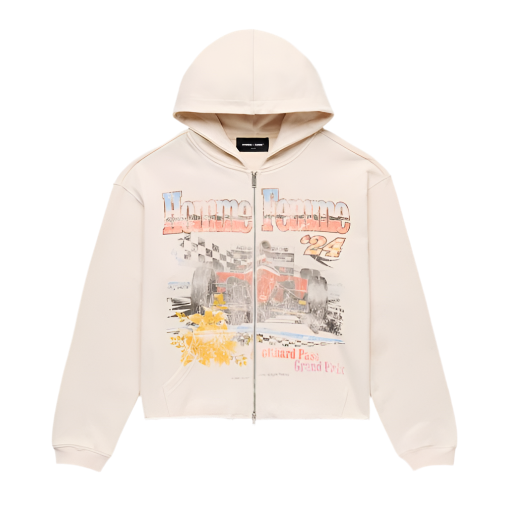 HOMME + FEMME SWISS RACING ZIP UP