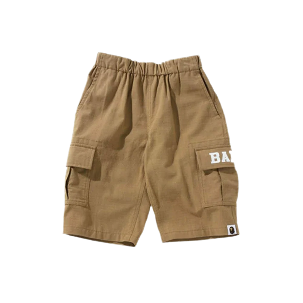 BAPE KIDS Go Skate Summer Work Short Brown