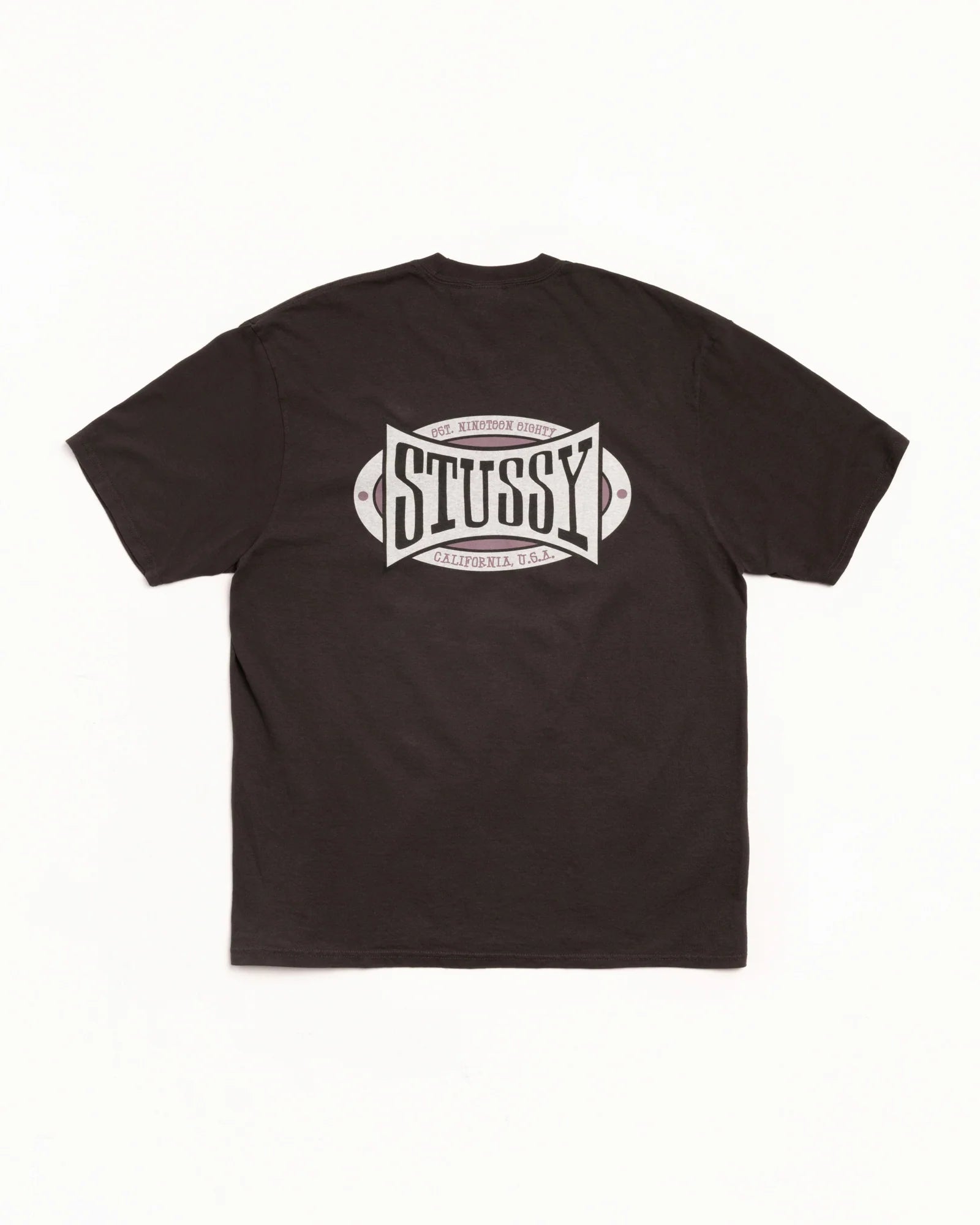 CHAMPION OVAL TEE PIGMENT DYED ( FADED BLACK )
