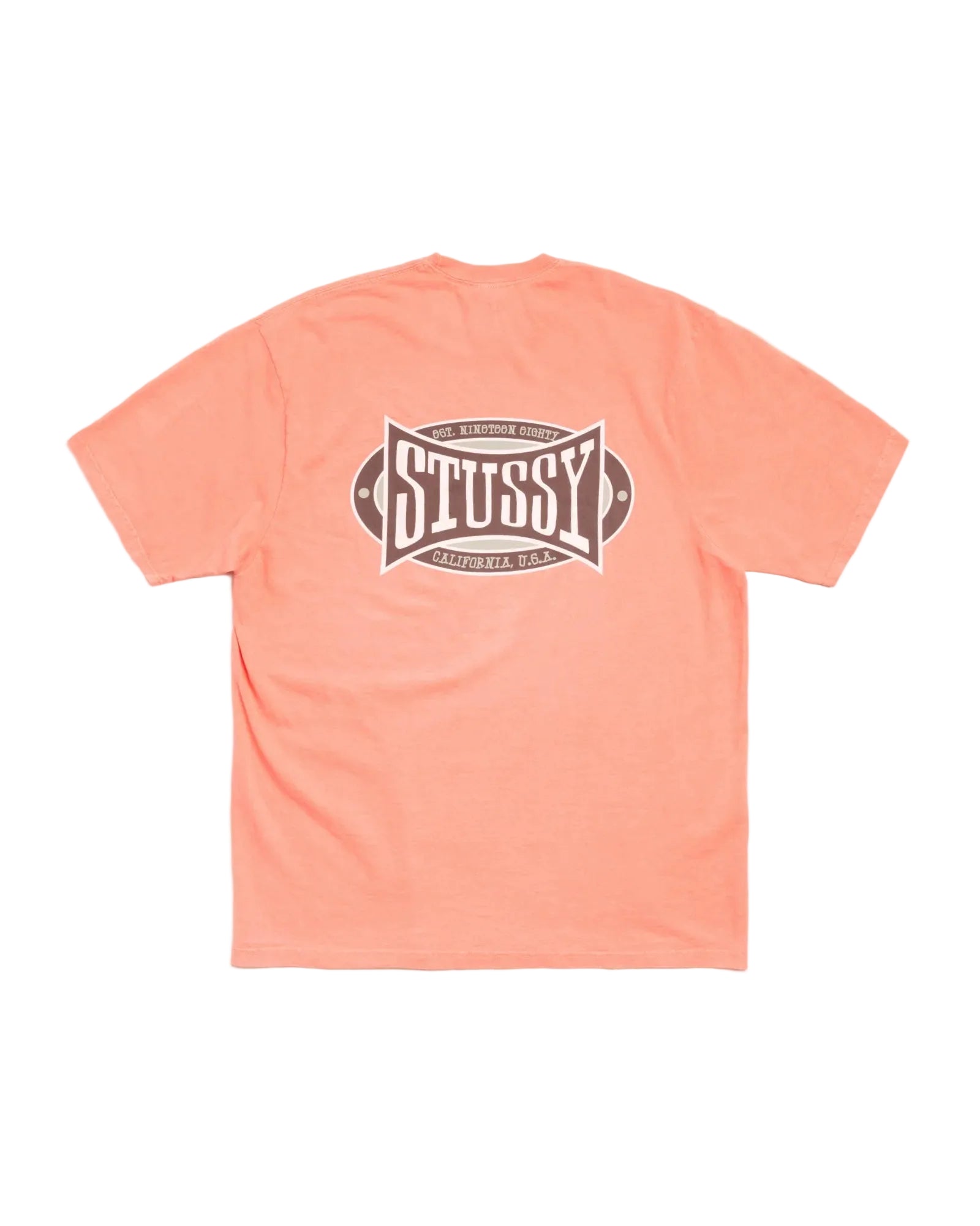 stussy Champion Oval Pigment Dyed T-Shirt