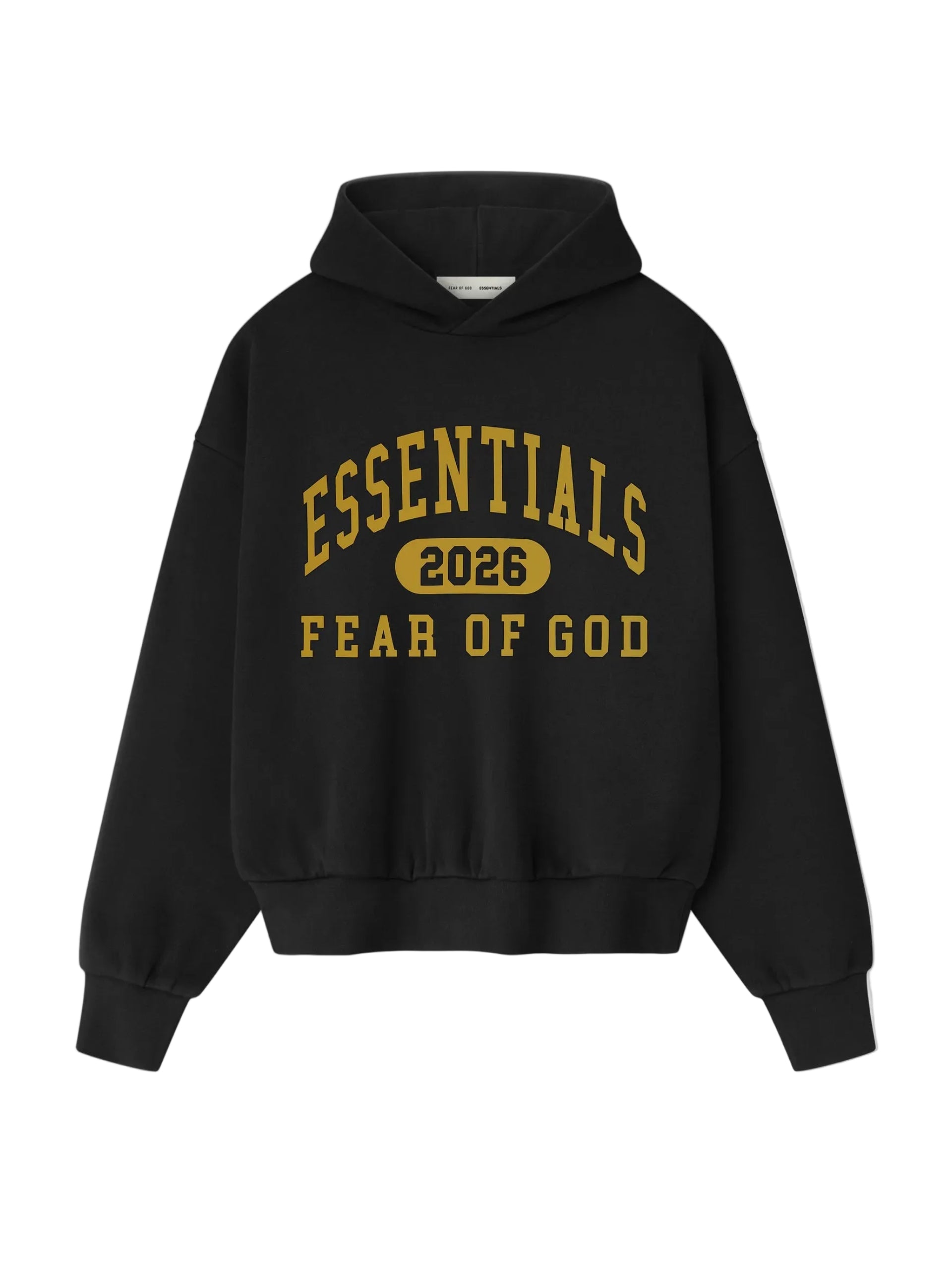 ESSENTIALS Classic Fleece Hoodie Vintage Black