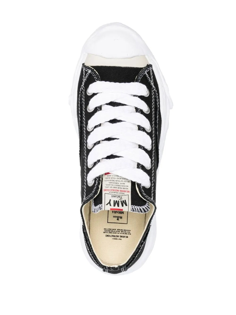 Maison MIHARA YASUHIRO | Hank low-top sneakers Black & White