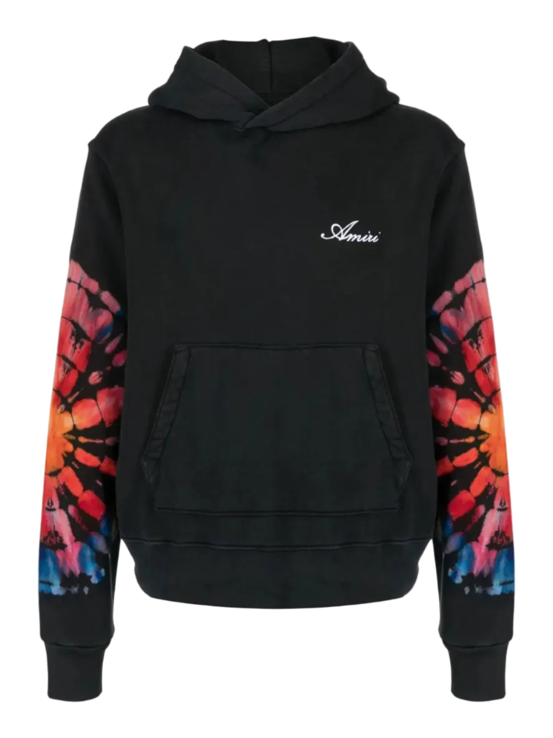 Amiri Spot Tie Dye Hoodie Black