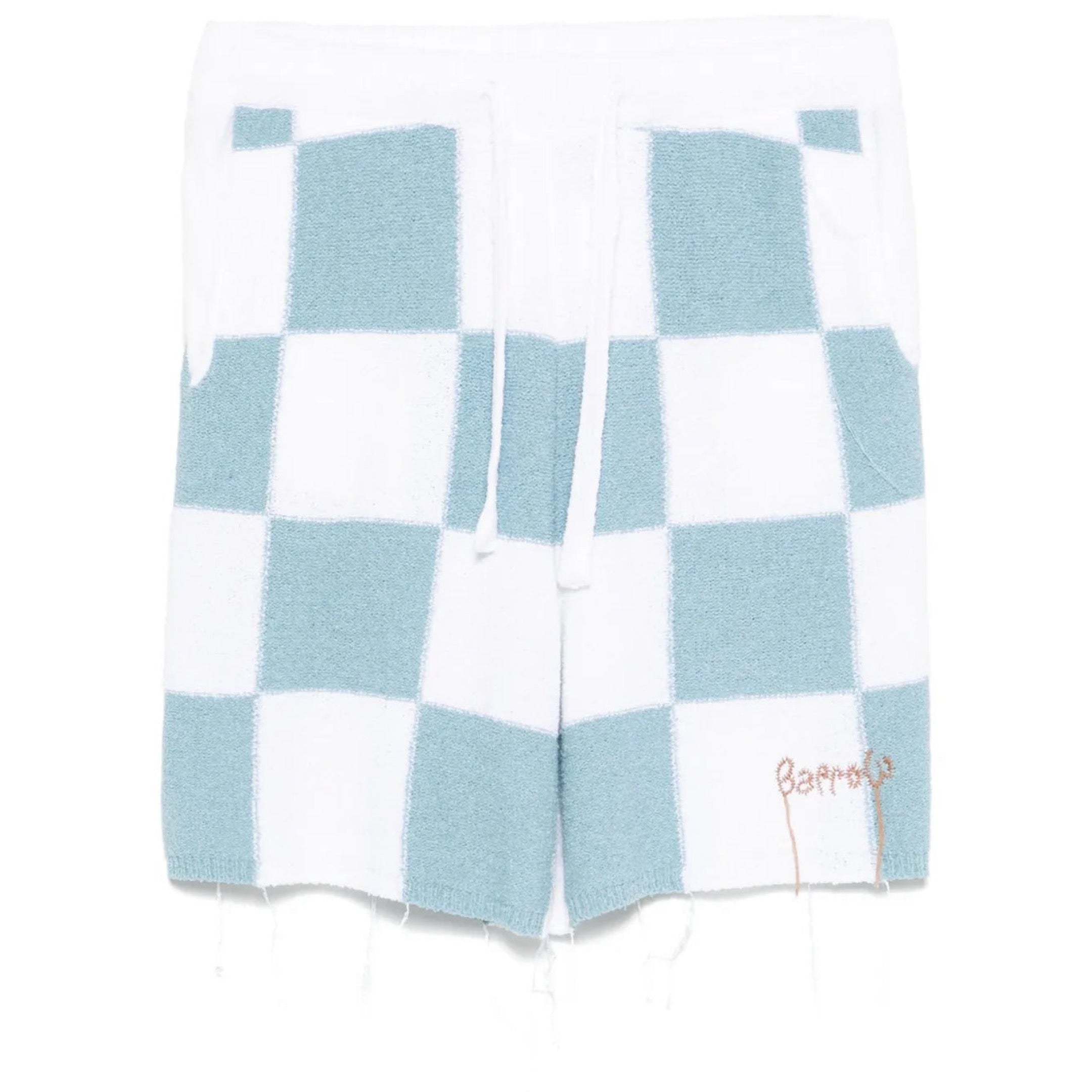 BARROW| Knitted Checkered BLUE SET